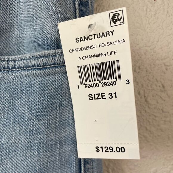 NWT Sanctuary Modern Straight Crop Jeans Size 31 - Picture 4 of 10